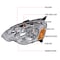 Spec-D Tuning 02-04 Acura Rsx 02-04 Acura Rsx Headlights Chrome 2LH-RSX02-RS - alternate 7
